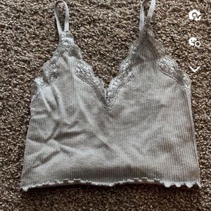 Cropped forever21 tank top